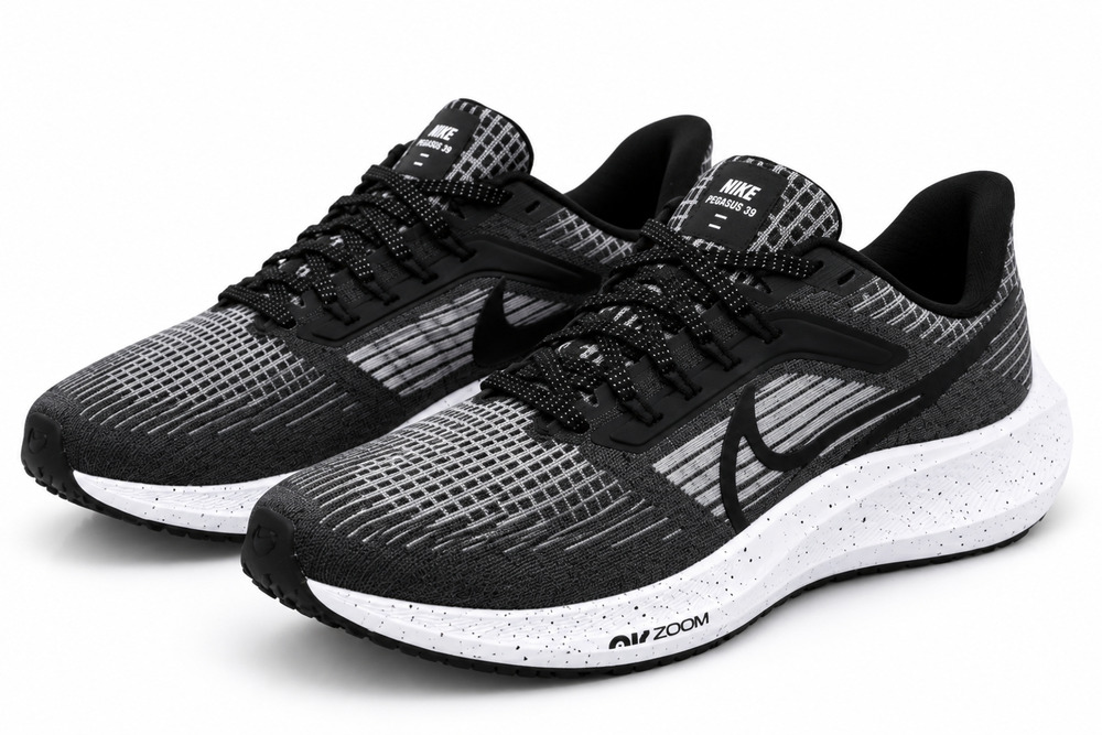 Nike Air Zoom Pegasus 39 Women's Size 9 Black White Running Shoes DH4072-005